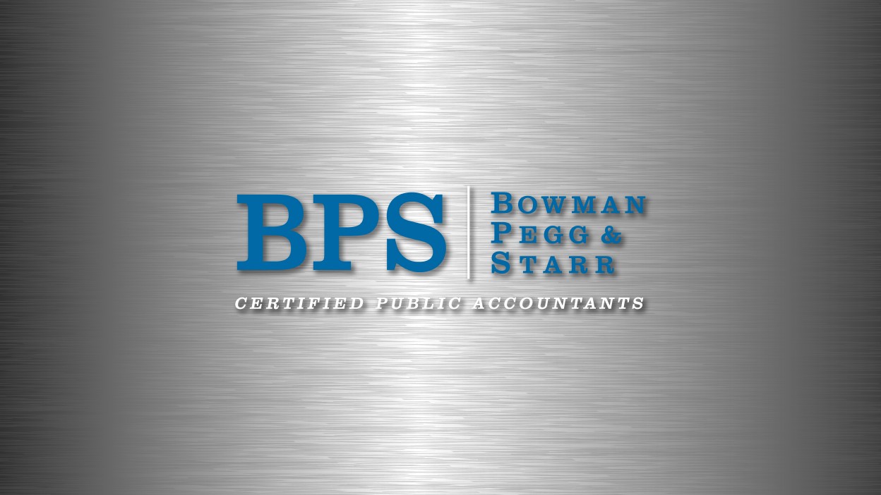 BPS Bowman Pegg & Starr Certified Public Accountants – Logo/Identity