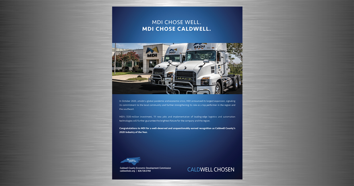 EDC Caldwell Book Ad Campaign