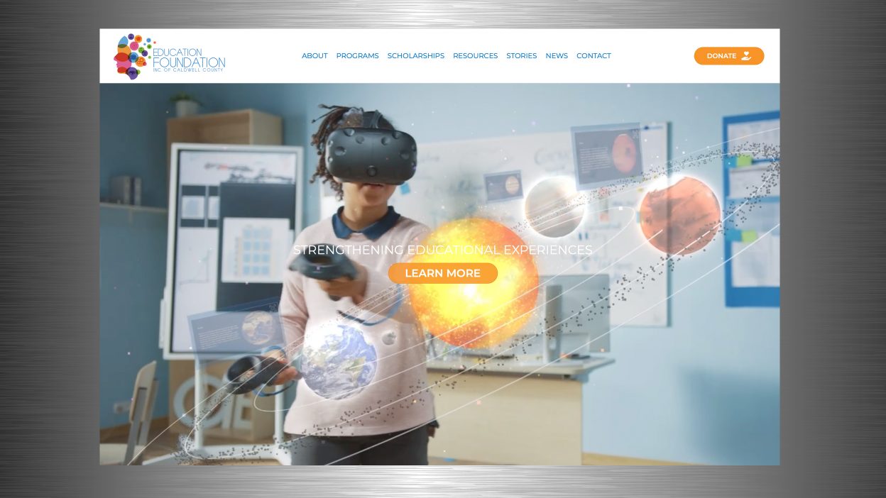 EFCC_Site_2-1248x702-1 Education Foundation of Caldwell County Logo & Website
